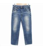 レッドカード RED CARD デニムパンツ ジーンズ ストレート ボタンフライ シンチバック 25 インディゴブルー /GV