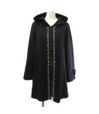トゥービーシック TO BE CHIC ジップ パーカー ビジュー ネイビー 紺 40