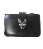 トーガ TOGA TOGA TOO leather wallet small コンパクト ウォレット 財布 黒 ブラック