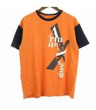 アルマーニエクスチェンジ A/X ARMANI EXCHANGE Tシャツ カットソー 半袖 オレンジ M