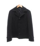 シップス SHIPS Pコート ピーコート ストライプ ショート S 紺 ネイビー 白 ホワイト /GV