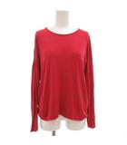 ジョルジオアルマーニ GIORGIO ARMANI 長袖 カットソー シルク混 ボーダー 48 赤 レッド /GV