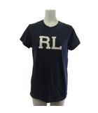 ポロ ラルフローレン POLO RALPH LAUREN RL ロゴ Tシャツ カットソー 半袖 ネイビー 紺 XS
