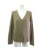 スローブ イエナ SLOBE IENA カーディガン 長袖 リブ ブラウン 茶 F