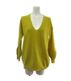 スローブ イエナ SLOBE IENA カシミヤ混 ニット セーター 長袖 プルオーバー マスタード F