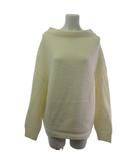 スローブ イエナ SLOBE IENA ニット セーター プルオーバー ボートネック 長袖 オフホワイト F