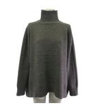 スローブ イエナ SLOBE IENA ニット セーター ハイネック ボトルネック プルオーバー アンゴラ混 チャコールグレー F