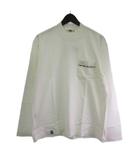 ダックス DAKS タグ付き Tシャツ カットソー ロンT 長袖 刺繍 白 ホワイト LL