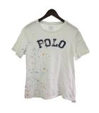 ポロ ラルフローレン POLO RALPH LAUREN Tシャツ カットソー ペイント ロゴ レディース着用可 M 150