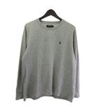 ポロ ラルフローレン POLO RALPH LAUREN Tシャツ カットソー ロンT 長袖 ワッフル ワンポイント グレー L
