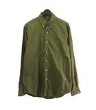 ポロ ラルフローレン POLO RALPH LAUREN ボタンダウンシャツ 長袖 ワンポイント カーキ M