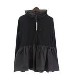 アンフィーロ UNFILO × VERY タグ付き コラボ ペプラムフーディラッシュガード パーカー カットソー 黒 ブラック M