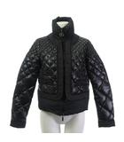 モンクレール MONCLER 美品 ECUREUIL キルティング ダウンジャケット ブルゾン 黒 ブラック 00 約 XS