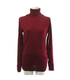 マルニ MARNI タートルネック ニット セーター バイカラー ボルドー ベージュ 38