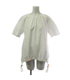 マルニ MARNI カットソー ドローストリング 半袖 白 ホワイト 38