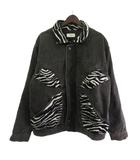 セリーヌ CELINE IT4OZ99N82ZK デニムジャケット ジージャン ゼブラ柄 ブラック 黒 L