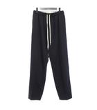 エムエムシックス メゾンマルジェラ MM6 Maison Margiela 23SS 美品 S52KA0406 S47848 イージーパンツ スラックス テーパード ハイウエスト ドローコード 紺 ネイビー 38 M位