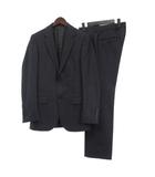 グッチ GUCCI 美品 スーツ セットアップ チェック シングル 2B 黒 ブラック グレー 44 S位
