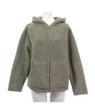 ベアフットドリームス BAREFOOT DREAMS × Ron Herman 美品 パーカー ボア フリース グレー系 M