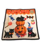 フェイラー FEILER ハンカチ タオルハンカチ ハンドタオル ハロウィーン かぼちゃ 黒猫 オレンジ系