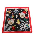 フェイラー FEILER ハンカチ タオルハンカチ ハンドタオル クリスマス ベア ラメ 黒 ブラック