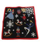 フェイラー FEILER ハンカチ タオルハンカチ ハンドタオル カスノワゼット クリスマス くるみ割り人形 黒 ブラック