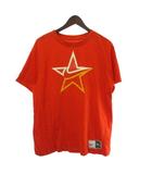 ナイキ NIKE Tシャツ カットソー ドライフィット プリント オレンジ L