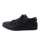 ワイズ Y's ヨウジヤマモト スニーカー シューズ ローカット レザー 黒 ブラック 2