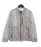 ムッシュニコル monsieur NICOLE ジャケット 上着 ジップアップ 長袖 薄手 総腹 48 グレー