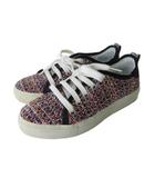 ピンコ PINKO スニーカー ローカット ツイード ピンク 38 23-23.5cm