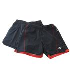  ヨネックス YONEX テニスウエア ショートパンツ ショーツ 2枚セット ブラック ピンク レッド M