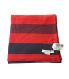 ジョンスメドレー JOHN SMEDLEY マフラー ストール ボーダー レッド ネイビー