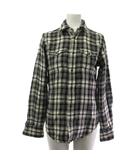 ポロ ラルフローレン POLO RALPH LAUREN ネルシャツ チェック 長袖 スナップボタン 白 黒 0