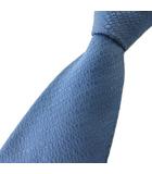 総ロゴ シルク ネクタイ ブルー