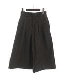 ラブレス LOVELESS ワイドパンツ ガウチョ 七分丈 34 茶 ブラウン ■TC