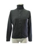 アンサンブル カーディガン タートルネック 長袖 ベーシック グレー S