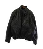 ウィルソンズレザー Wilsons Leather レザージャケット ライナー付き ジップアップ 黒 ブラック L