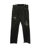 ラングラー WRANGLER デニムパンツ ジーンズ ダメージ インディゴ 32 ■GY28