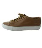 コモンプロジェクト COMMON PROJECTS ORIGINAL ACHILLES LOW パンチング レザー スニーカー シューズ ブラウン 茶 40 25.5cm