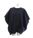 ミズイロインド mizuiro ind オーバー ニット セーター ドルマンスリーブ ネイビー 紺 F