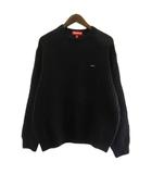 25AW Small Box Waffle Sweater スモールボックス ワッフル ニット セーター プルオーバー 黒 ブラック L ☆AA★