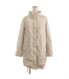 セブンアイディコンセプト 7-IDconcept モッズ コート スタンドカラー ファーライナー付き 長袖 40 白 ホワイト