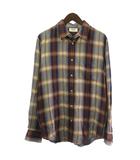 セリーヌ CELINE 2C9820A08.CBC2 Loose Checked Shirt In Viscose ルーズ シャツ チェック 長袖 トリオンフ ブラウン 茶 38
