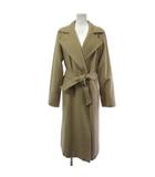 マックスマーラ MAX MARA マニュエラ キャメル ロングコート ウエストマーク ベージュ 36 10163339000