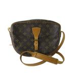 ルイヴィトン LOUIS VUITTON M51226 モノグラム ジュヌフィーユPM ショルダーバッグ クロスボディ ブラウン 茶 ☆AA★