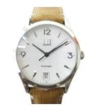 ダンヒル dunhill Automatic 腕時計 ウォッチ 自動巻き 8006 裏スケ 白文字盤 シルバーカラー