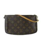 ルイヴィトン LOUIS VUITTON M51980 モノグラム ポシェットアクセソワ-ル ポーチ ハンドバッグ ブラウン ☆AA★