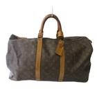 ルイヴィトン LOUIS VUITTON M41426 モノグラム キーポル50 ボストンバッグ トラベルバッグ 旅行カバン ブラウン ☆AA★