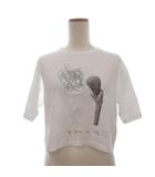 カットソー Tシャツ ショート丈 半袖 1 白 ホワイト