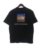 ザノースフェイス THE NORTH FACE Tシャツ 半袖 クルーネック プリント NT31952 S 黒 ブラック